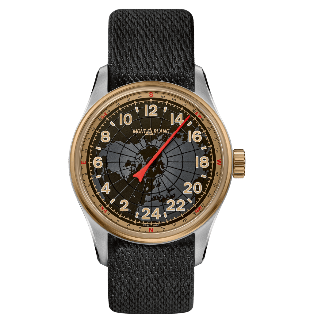 Montblanc 1858 Geosphere automatic black dial