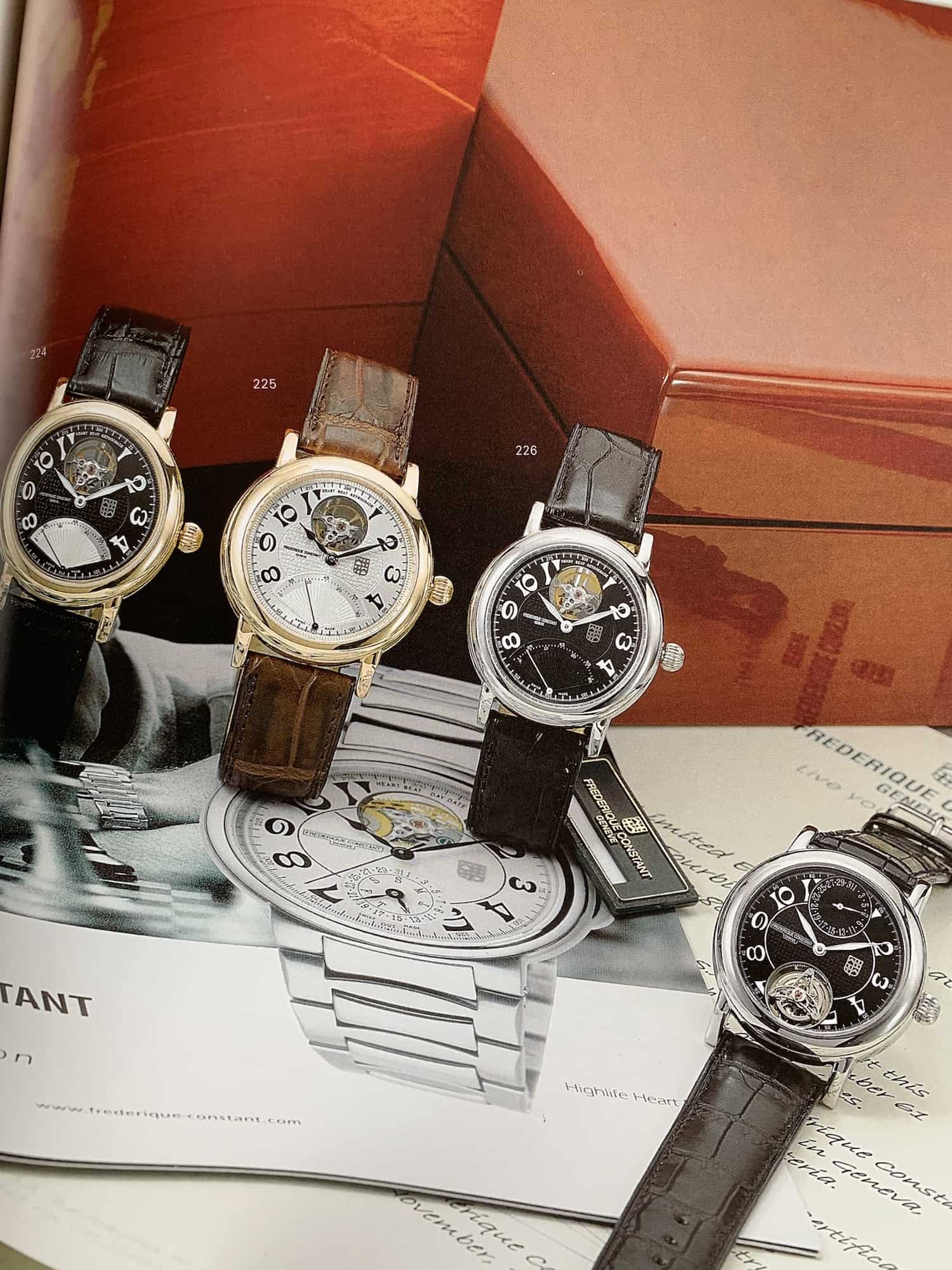 Frederique Constant Highlife and Heart Beat heritage