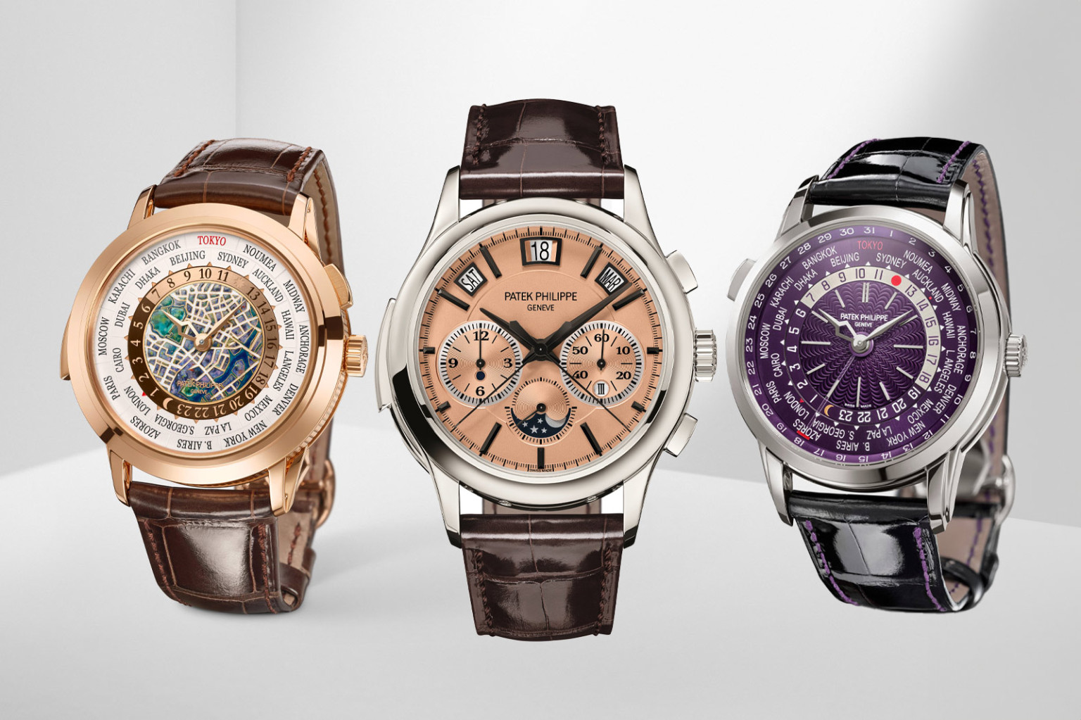 Three highly complicated Patek Philippes in Tokyo