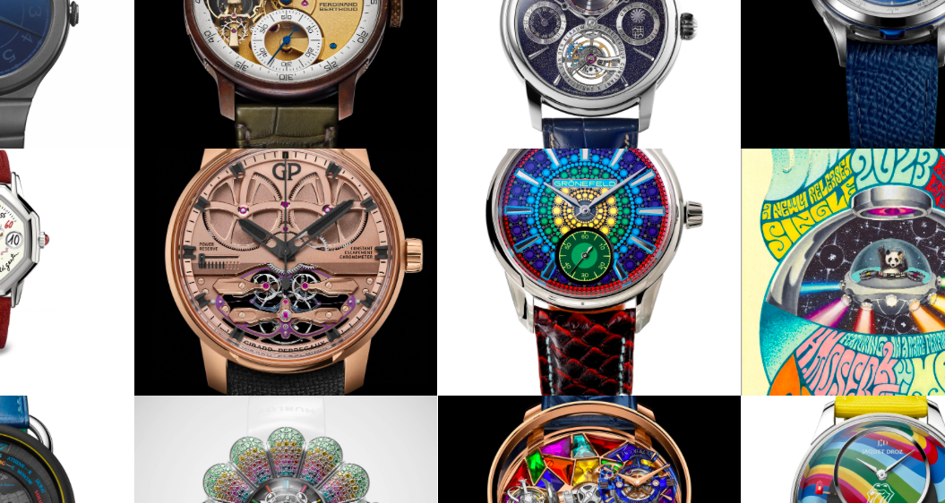 Only Watch 2023- 5 outrageously colourful watches